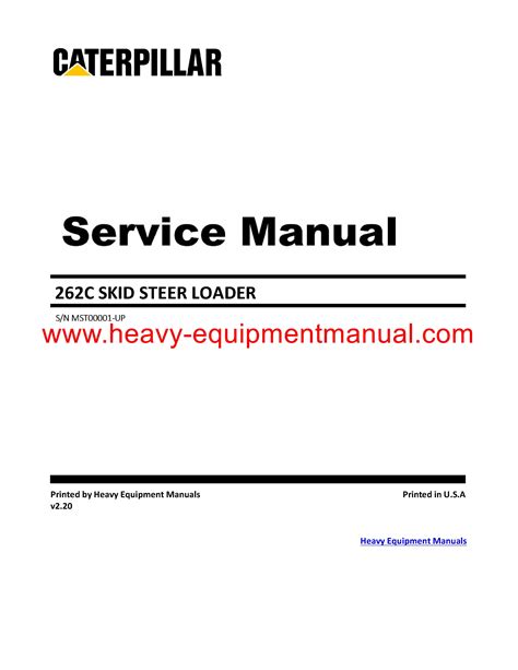 caterpillar 262c service manual